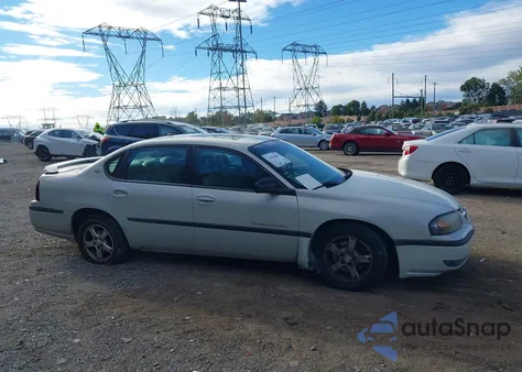 2003 Chevrolet Impala Ls из США, поврежденный, VIN 2G1WH52K339135636